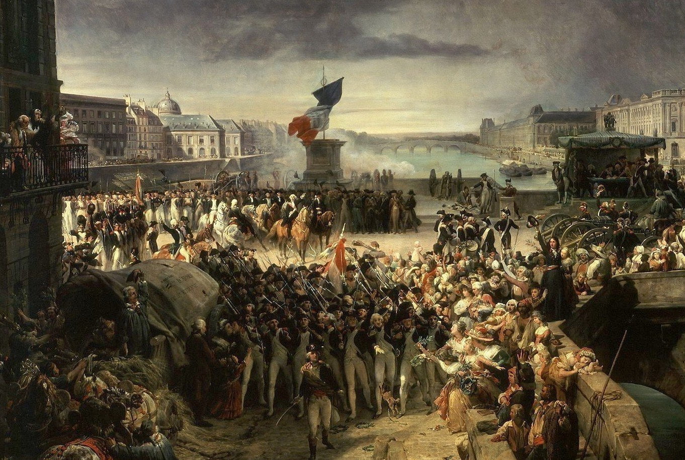 Illustration des livres audio de la révolution française, La garde nationale de Paris