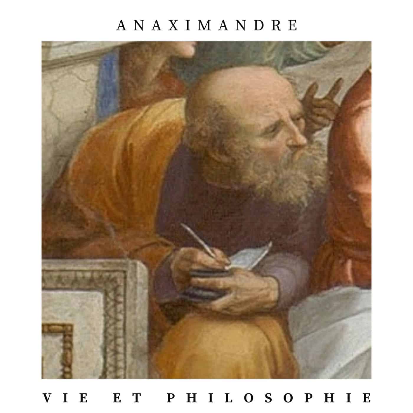 Anaximandre vie et philosophie